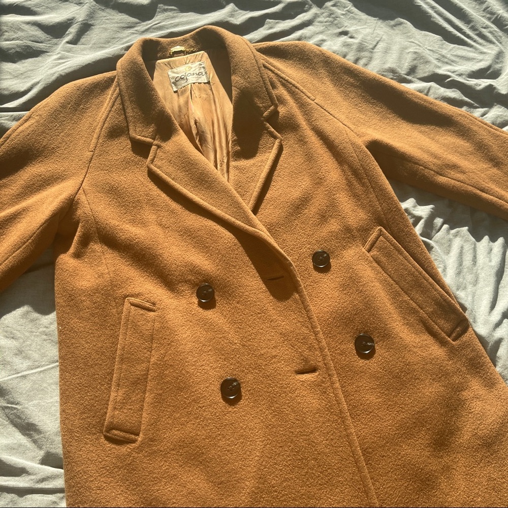 Vintage alpaca wool coat